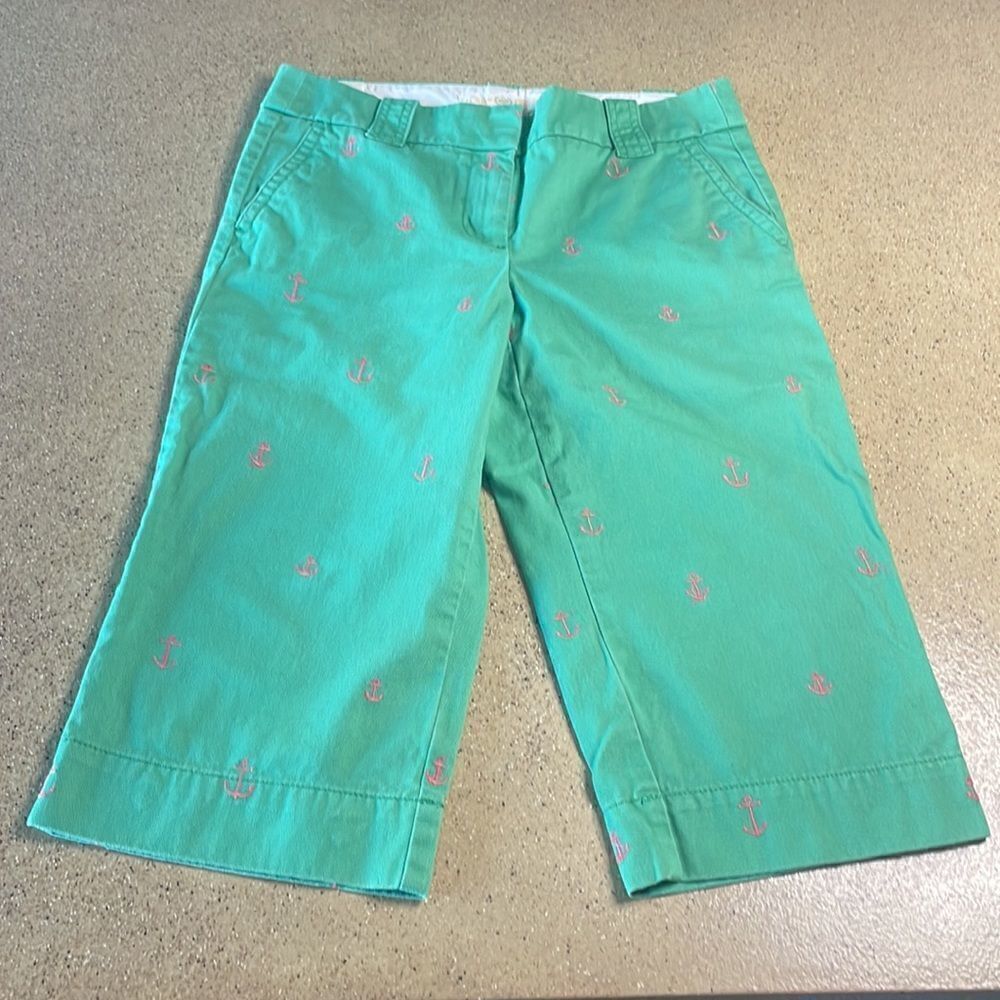 J. Crew Weathered Broken-In Classic Twill Chino Favorite Fit Clam Digger Shorts